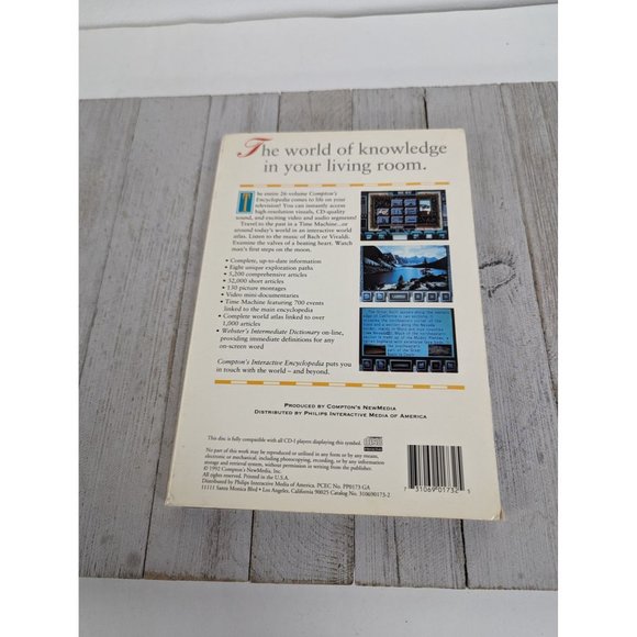 Compton's Interactive Encyclopedia Interactive Compact Disc Phillips CD-i - Picture 6 of 6